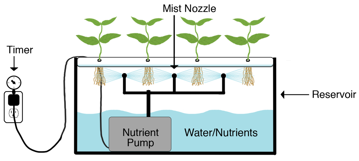 Aeroponic Zuchtanlagen