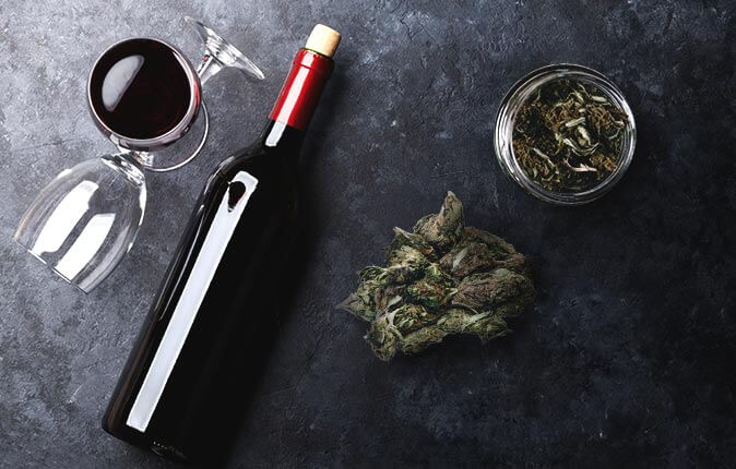 Cannabis In Deinen Wein